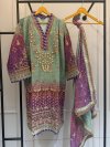 Sr 2351 A To E By Shree Raga Chiffon Readymade Pakistani Suits 